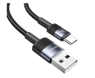 USAMS Kabel USB na USB-C 3A 1,2m Fast Charging stalowy - 1569065 - zdjęcie 1